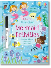 Wipe-Clean Mermaid Activities - Kristeen Robson - Момиче - Usborne Publishing Ltd - 9781801319195