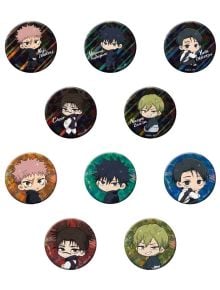 Комплект значки Jujutsu Kaisen Chibi Looking Back, асортимент - 4550687092912