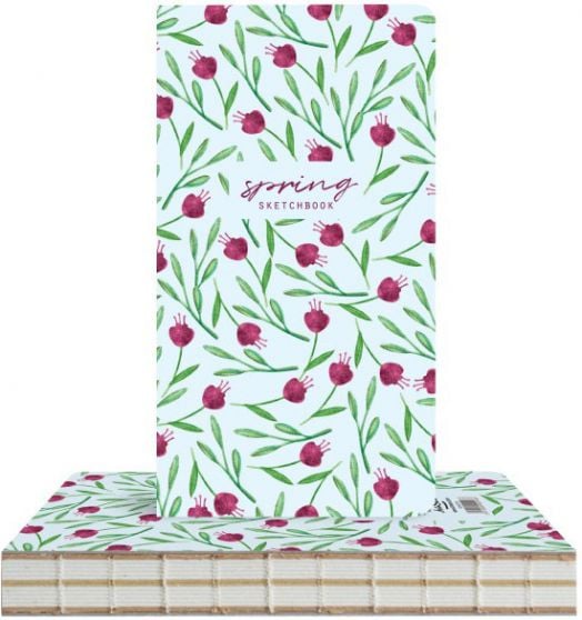 Скицник Drasca Spring, 96 листа, лалета - Drasca - Drasca - Drasca - Spring - 2210000002968