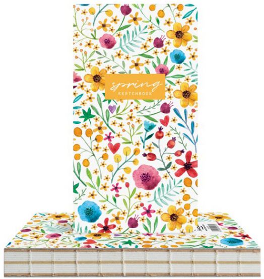 Скицник Drasca Spring, 96 листа, цветна градина - Drasca - Drasca - Drasca - Spring - 2210000002975