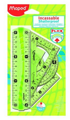 Комплект за чертане Maped Flex - Maped - Maped - Момиче, Момче - Maped - Unbreakable - 3154142440693-2