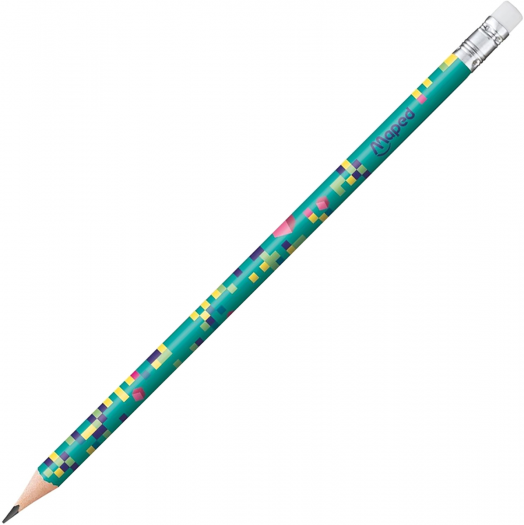 Графитен молив Maped Pixel Party HB с гумичка-1