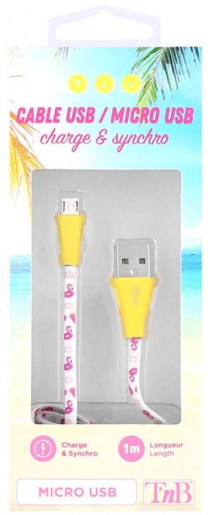 USB кабел T'nB - Фламинго - T'nB - T'nB - 3303170093597-1