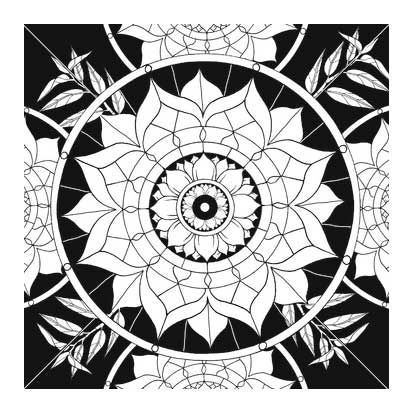 Книжка за оцветяване, Мандали - Clairefontaine - 3329680975031-1