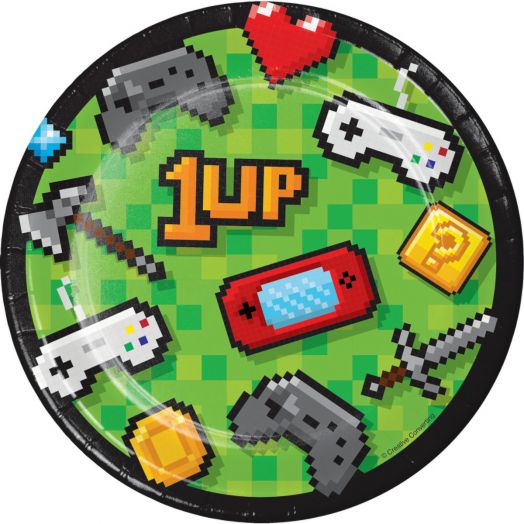 Чинийки Creative Party - Gaming 1Up, 8 бр.