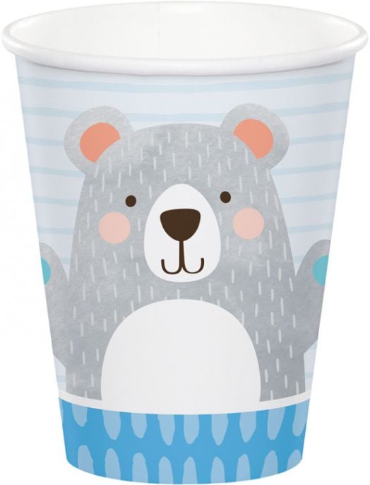 Чашки Creative Party - Birthday Bear, 8 бр.-1