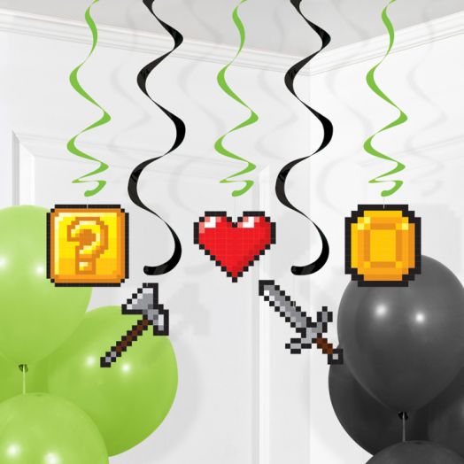 Комплект висящи за декорация Creative Party - Gaming-2