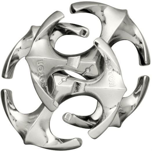 3D пъзел Eureka Hanayama Cast Mini Huzzle Rotor Silver - Eureka - Eureka - Жена, Мъж - Eureka - Mini Huzzle - 5407005151921-2