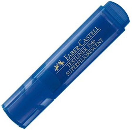 Неонов текстмаркер Faber-Castell, Син - Faber-Castell - Faber-Castell - 4005401546528