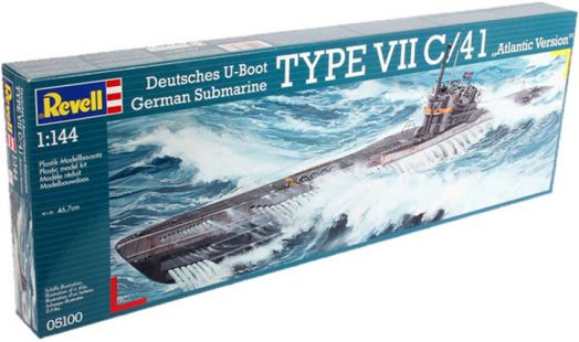 Сглобяем модел - Германска Подводница Type VII C/41, Atlantic Version - Revell - Revell - 4009803881287-1
