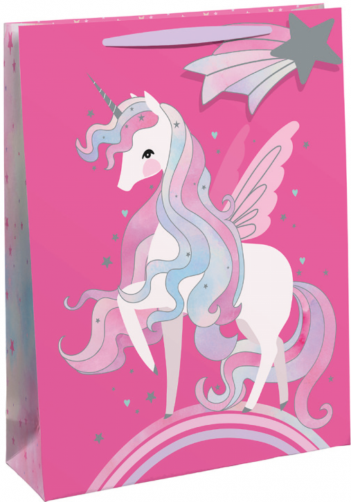 Детска подаръчна торбичка Eurowrap - Pretty Unicorn, средна