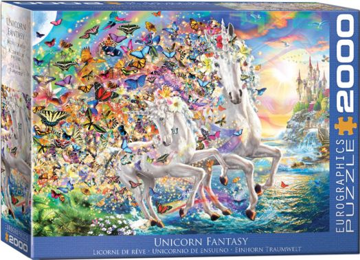 Пъзел Eurographics - Unicorn Fantasy, 2000 части-1