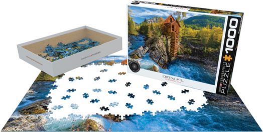 Пъзел Eurographics - Кристъл Мил, Колорадо, 1000 части - EuroGraphics - EuroGraphics - Eurographics - HDR Photography - 628136654739-2