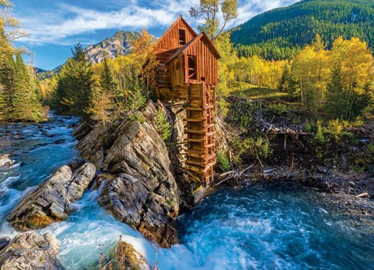 Пъзел Eurographics - Кристъл Мил, Колорадо, 1000 части - EuroGraphics - EuroGraphics - Eurographics - HDR Photography - 628136654739-3