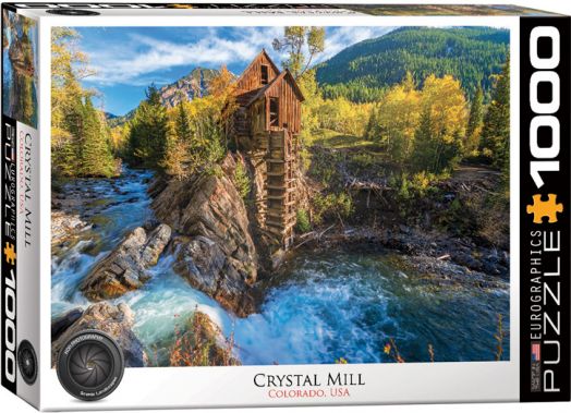 Пъзел Eurographics - Кристъл Мил, Колорадо, 1000 части - EuroGraphics - EuroGraphics - Eurographics - HDR Photography - 628136654739-1