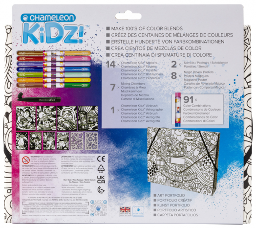 Комплект маркери и портфолио Blendy Pens, 14 бр.-2