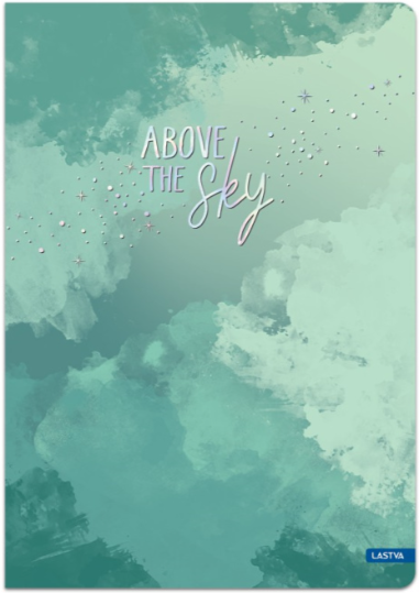 Тетрадка Lastva Sky, A4, 96 листа, широки редове-1