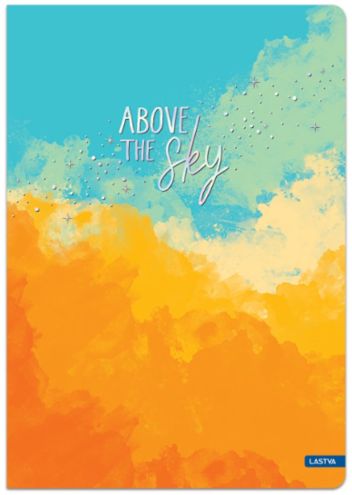 Тетрадка Lastva Sky, A4, 96 листа, широки редове-2