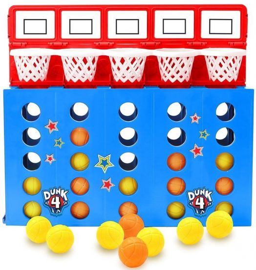 Детска настолна игра Funville - Баскет линия от четири - Funville - Момиче, Момче - 884978611600-2