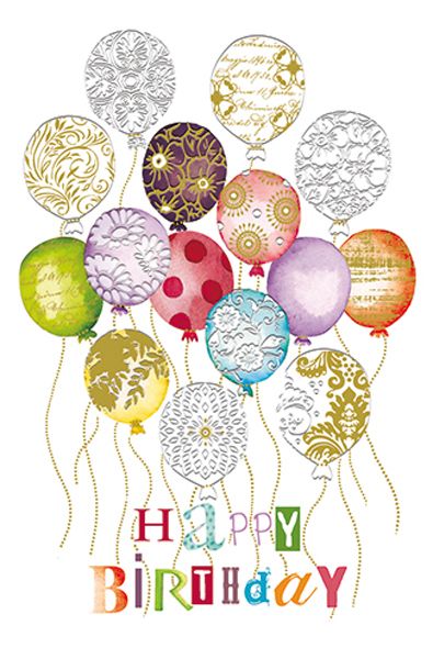 Картичка Editor с Балони : Happy Birthday - Editor - Groupe Editor - Жена, Момиче - 9919963026