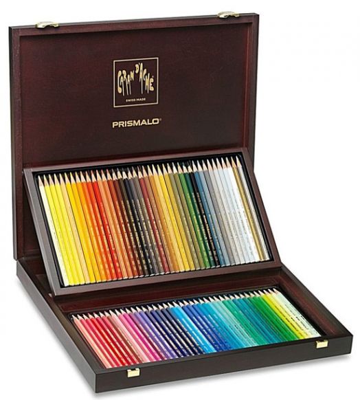 Комплект моливи Caran d'Ache Prismalo, 80 цвята - Caran d'Ache - Caran d'Ache - Жена, Мъж, Момиче, Момче - Caran d'Ache - Artist - 999480-1
