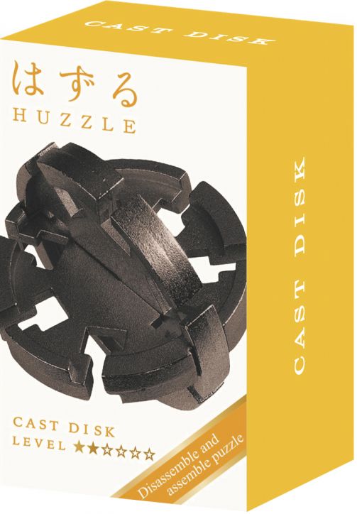 3D пъзел Eureka Hanayama Cast Mini Huzzle Disk - Eureka - Eureka - Жена, Мъж - Eureka - Mini Huzzle - 5407005151723-1