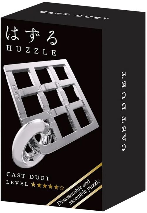 3D пъзел Eureka Hanayama Cast Mini Huzzle Duet Silver - Eureka - Eureka - Жена, Мъж - Eureka - Mini Huzzle - 5407005151853-1
