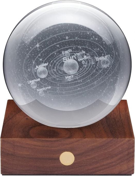 Нощна лампа Gingko Amber Crystal Light Solar System - Gingko - Gingko Design Ltd - Жена, Мъж - 703556205829-1