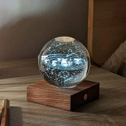 Нощна лампа Gingko Amber Crystal Light Solar System - Gingko - Gingko Design Ltd - Жена, Мъж - 703556205829-2