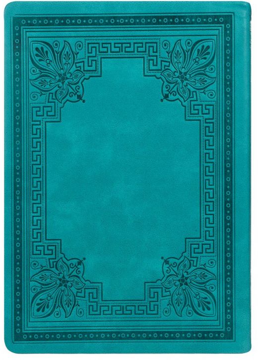 Тефтер Victoria's Journals Old Book A5, тюркоаз - Victoria's Journals - Victoria's Journals - Жена - Victoria's Journals - Old Book - 4895198686817-2