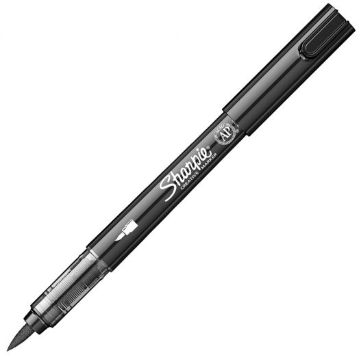 Акрилен маркер Sharpie Brush, черен - Sharpie - Newell - Момиче, Момче - 3026982055682-1