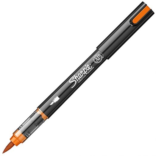 Акрилен маркер Sharpie Brush, оранжев - Sharpie - Newell - Момиче, Момче - 3026982055583-1