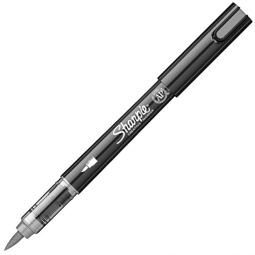 Акрилен маркер Sharpie Brush, сив - Sharpie - Newell - Момиче, Момче - 3026982055675-1