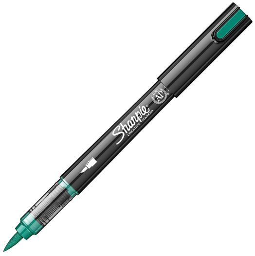 Акрилен маркер Sharpie Brush, зелен - Sharpie - Newell - Момиче, Момче - 3026982055620-1