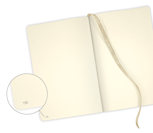 Бележник Castelli Oro Corianders, бели листи, 9 х 14 см.-3