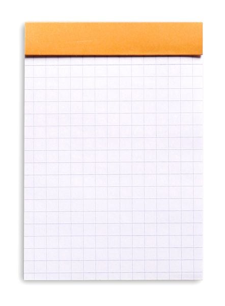 Оранжев блок - пад Rhodia Basics №13 - 80 листа на малки квадратчета - Rhodia - Clairefontaine - France - Rhodia Boutique - 3037920132006-2