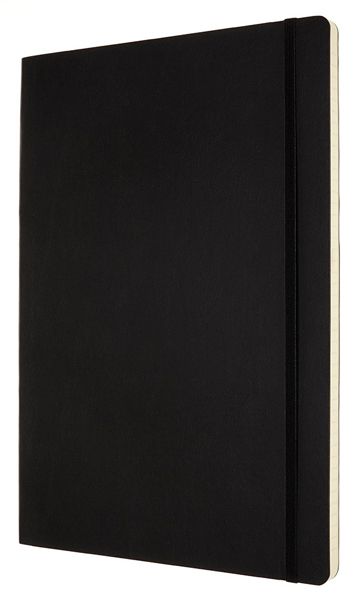 Черен тефтер Moleskine Classic Black в размер A4 с меки корици и листа на широки редове - Moleskine - Moleskine - Жена, Мъж - Moleskine - Classic - 8053853602855-2