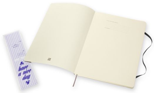 Черен тефтер Moleskine Classic Black в размер A4 с меки корици и листа на широки редове - Moleskine - Moleskine - Жена, Мъж - Moleskine - Classic - 8053853602855-3