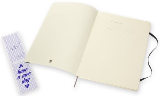 Черен тефтер Moleskine Classic Black в размер A4 с меки корици и листа на точки - Moleskine - Moleskine - Жена, Мъж - Moleskine - Classic - 8053853602886-3