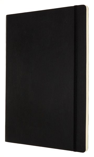 Черен тефтер Moleskine Classic Black в размер A4 с меки корици и нелинирани листа - Moleskine - Moleskine - Жена, Мъж - Moleskine - Classic - 8053853602862-2