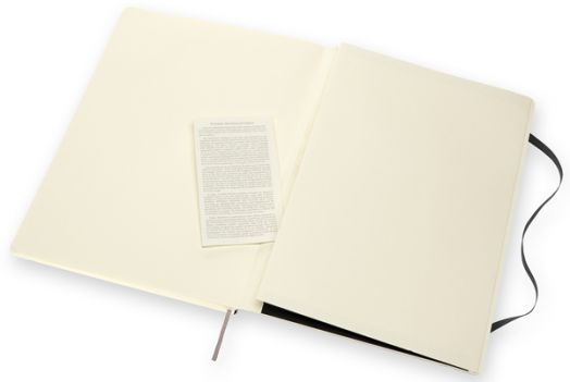 Черен тефтер Moleskine Classic Black в размер A4 с меки корици и нелинирани листа - Moleskine - Moleskine - Жена, Мъж - Moleskine - Classic - 8053853602862-5