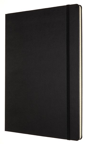 Черен тефтер Moleskine Classic Black в размер A4 с твърди корици и листа на малки квадратчета - Moleskine - Moleskine - Жена, Мъж - Moleskine - Classic - 8053853602831-2