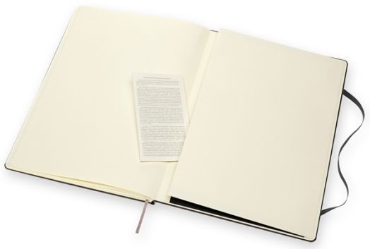 Черен тефтер Moleskine Classic Black в размер A4 с твърди корици и листа на малки квадратчета - Moleskine - Moleskine - Жена, Мъж - Moleskine - Classic - 8053853602831-5