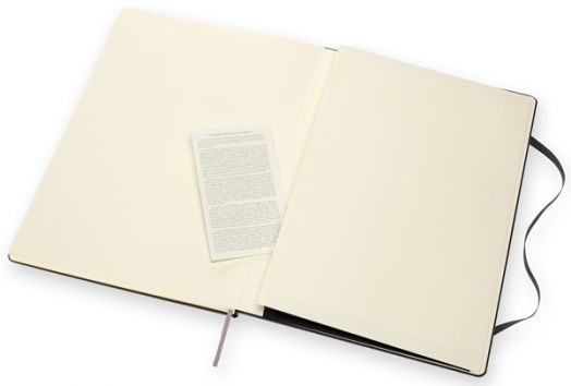 Черен тефтер Moleskine Classic Black в размер A4 с твърди корици и листа на широки редове - Moleskine - Moleskine - Жена, Мъж - Moleskine - Classic - 8053853602817-5