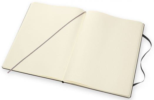 Черен тефтер Moleskine Classic Black в размер A4 с твърди корици и листа на точки - Moleskine - Moleskine - Жена, Мъж - Moleskine - Classic - 8053853602848-4
