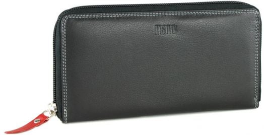 Хоризонтален дамски портфейл Mano Multicolours, черен - Mano - Mano - Olearius - 4053204025245-1