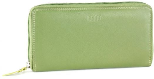 Хоризонтален дамски портфейл Mano Multicolours, зелен - Mano - Mano - Multicolorus - 4053204025481-1
