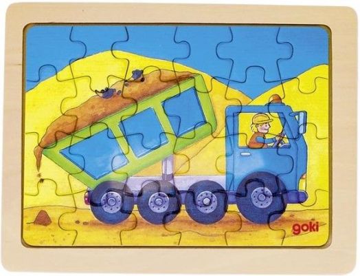 Дървен пъзел Goki - На работа - Goki - Goki - Момче - 4013594577397-2
