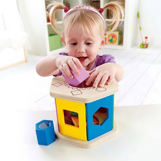 Дървена играчка Hape - С форми за сортиране - Hape - Hape - Момиче, Момче - 6943478002548-3