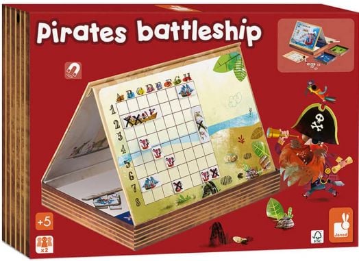 Детска игра Janod - Морска битка с пирати - 512461 - Janod - Janod - Момче - 3700217328351-1